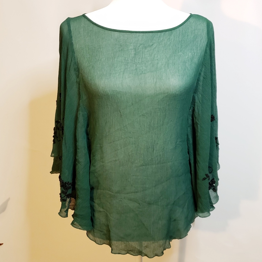 3/4 Sleeve Silk Blouse / Fifteen Twenty